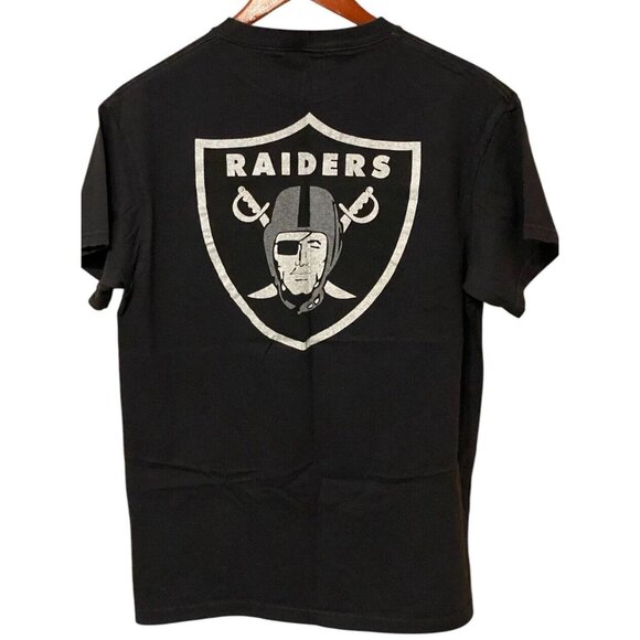 Oakland Raiders Black Men's T-Shirt M Football NFL Junk Food 2012 - Picture 2 of 11